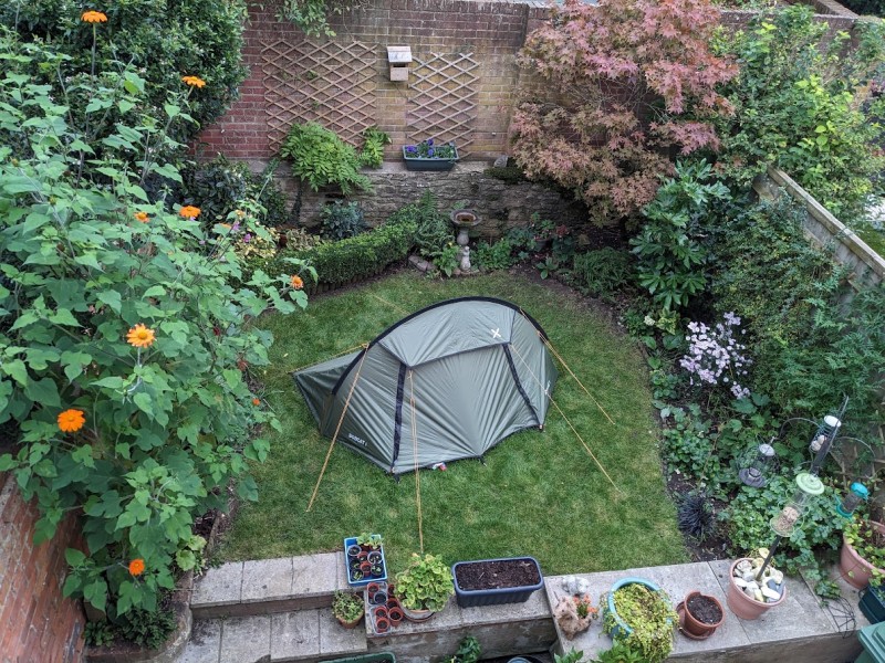 Tent in Garden